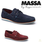 MASSA Fano Casual Suede Boat Shoes Designed Premium