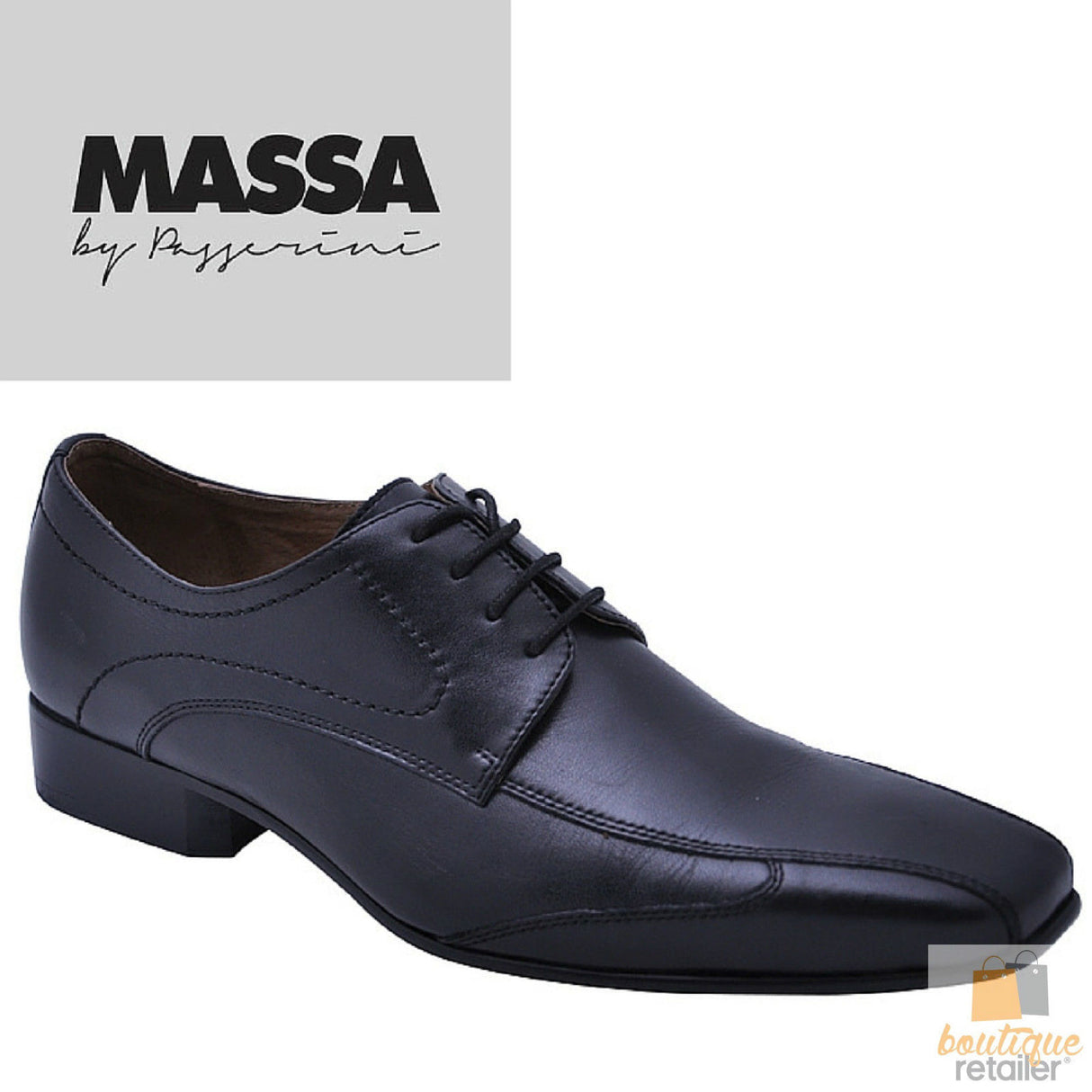 MASSA Classic Mens Shoes Lace Up Dress Work Formal Casual Business Leather