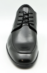 Massa Matteo Leather Lace Up Dress Shoes Business Work - Black