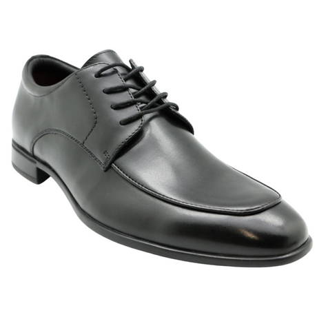 Massa Matteo Leather Lace Up Dress Shoes Business Work - Black