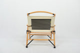 2 Chairs & 1 Table Set Bamboo Camping Folding Portable Outdoor Picnic Travel BBQ