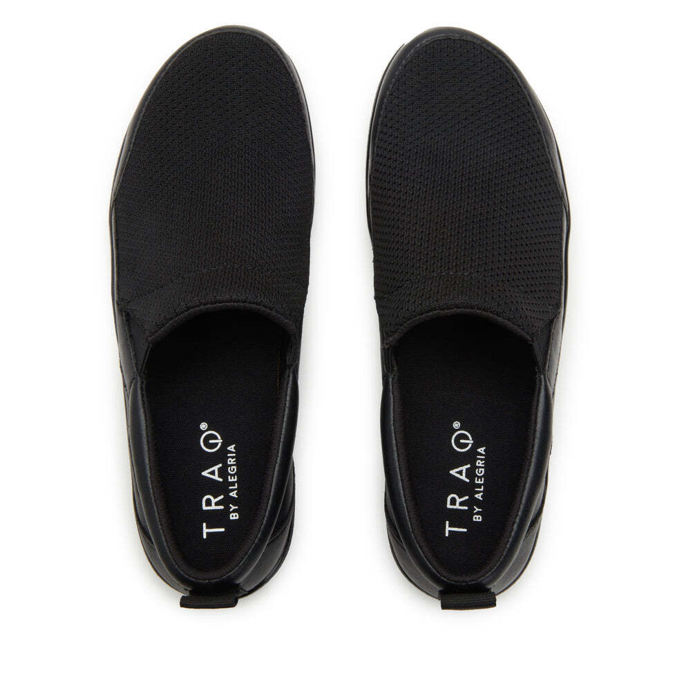 Alegria TRAQ Melodiq Loafer Slip On Shoe Sneaker - Black Out