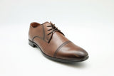 Massa Michael Mens Leather Shoes Formal Dress Work - Brown