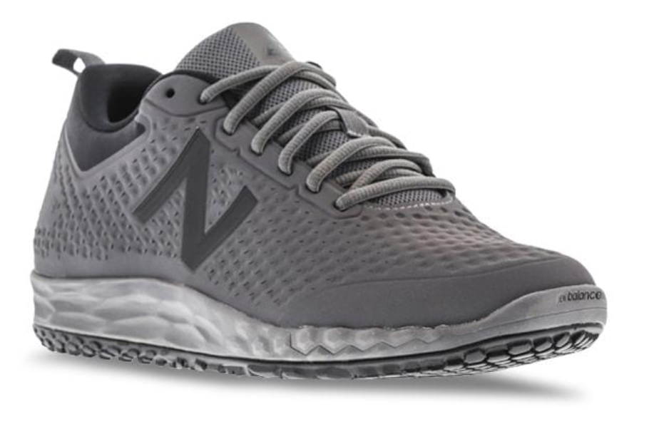 New Balance Mens Slip Resistant 2E Wide Fit Work Shoes - Grey/Black