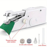 Mini Cordless Sewing Machine Portable Handheld Hand Held Stitch Home Clothes