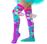 MADMIA Skatercorn Kids & Adults Long Knee High Socks - Girl’s Pair - Multicolour