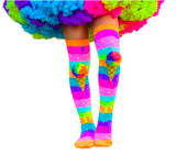 MADMIA Icecream Toddler Long Knee High Socks - Girl’s Age 3-5 - Multicolour