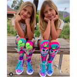 MADMIA Fairy Dust Kids & Adults Long Knee High Socks - Girls Pair - Multi colour