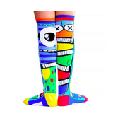 MADMIA Monster Toddlers Boy’s Long Knee High Socks - Unisex - Multicolour