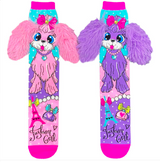 Coco In Paris Kids & Adults Long Knee High Socks - Age 6-99 Pair - Pink/Purple