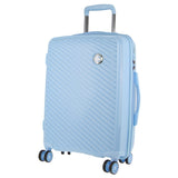 Pierre Cardin Inspired Milleni Hardshell 3-Piece Luggage Set in Blue + FREE Bags