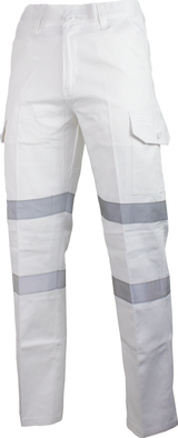 Tough Inc Cargo Pants Painter Night Worker Reflective Scotch Tape Workwear UV50+