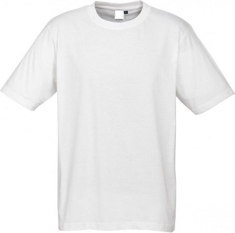 Plain T-Shirt 100% COTTON Basic Blank Tee Mens Ladies Casual BULK Adults - White