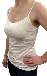 MERINO SKINS Womens Essential Camisole Wool Thermal Top Thermals Cami - Natural