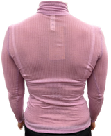 Merino Skins Womens Verona Funnel Neck Long Sleeve Thermal Underwear - Hyacinth