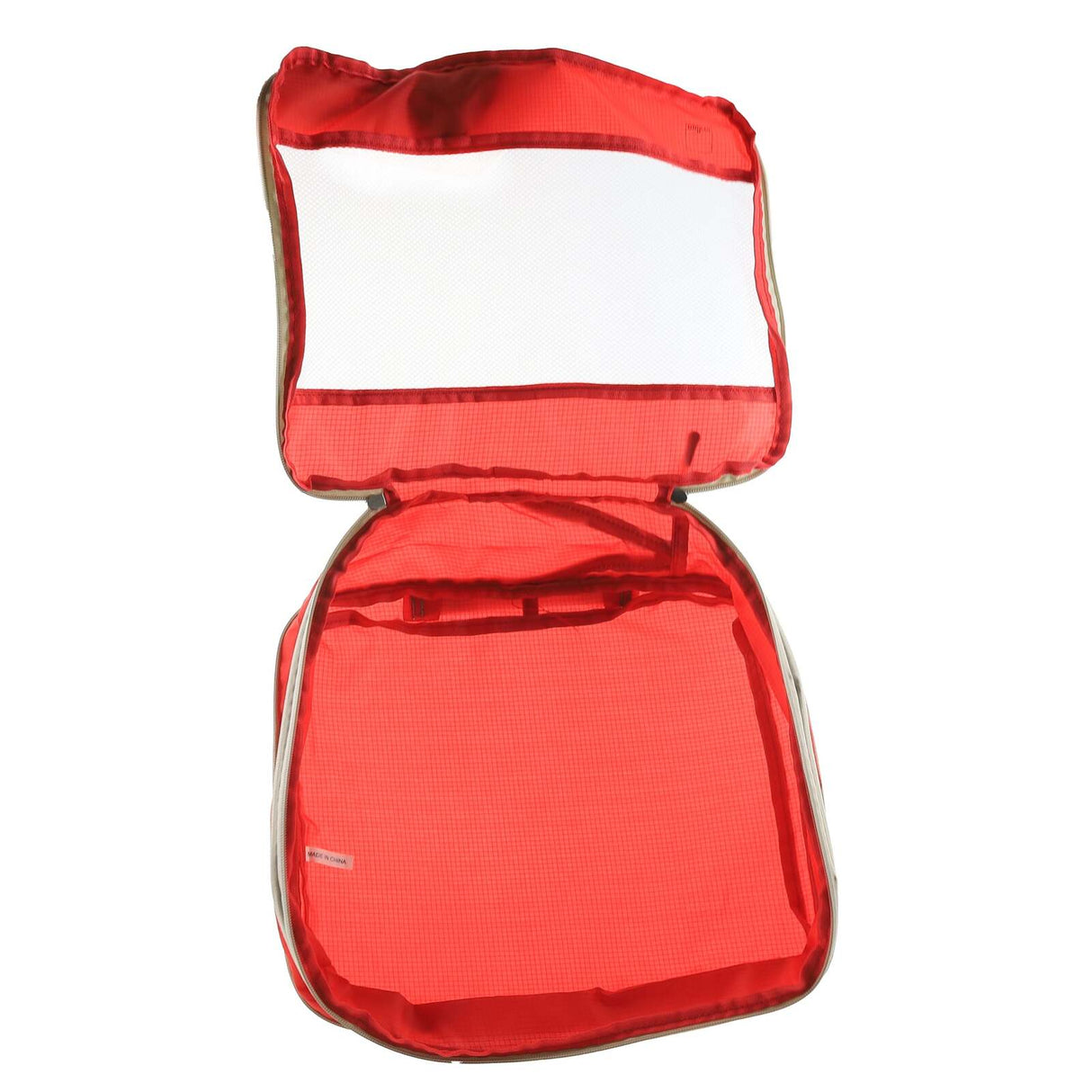 Milleni Compact Electrolight Packing Cubes Travel Space Saving Bags in Red