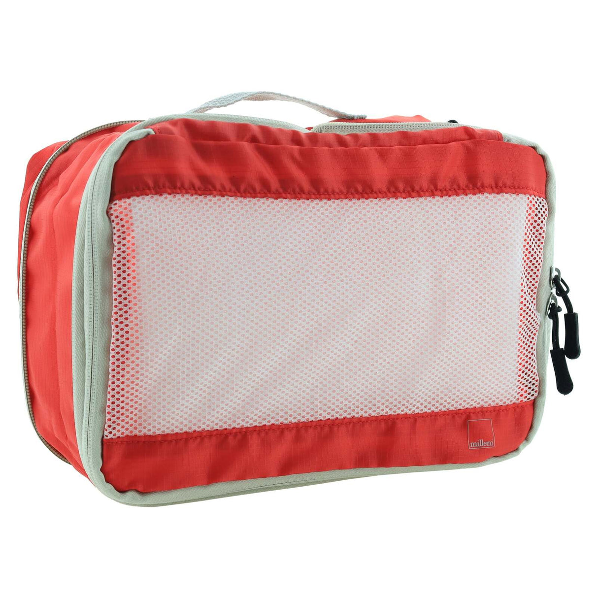 Milleni Compact Electrolight Packing Cubes Travel Space Saving Bags in Red