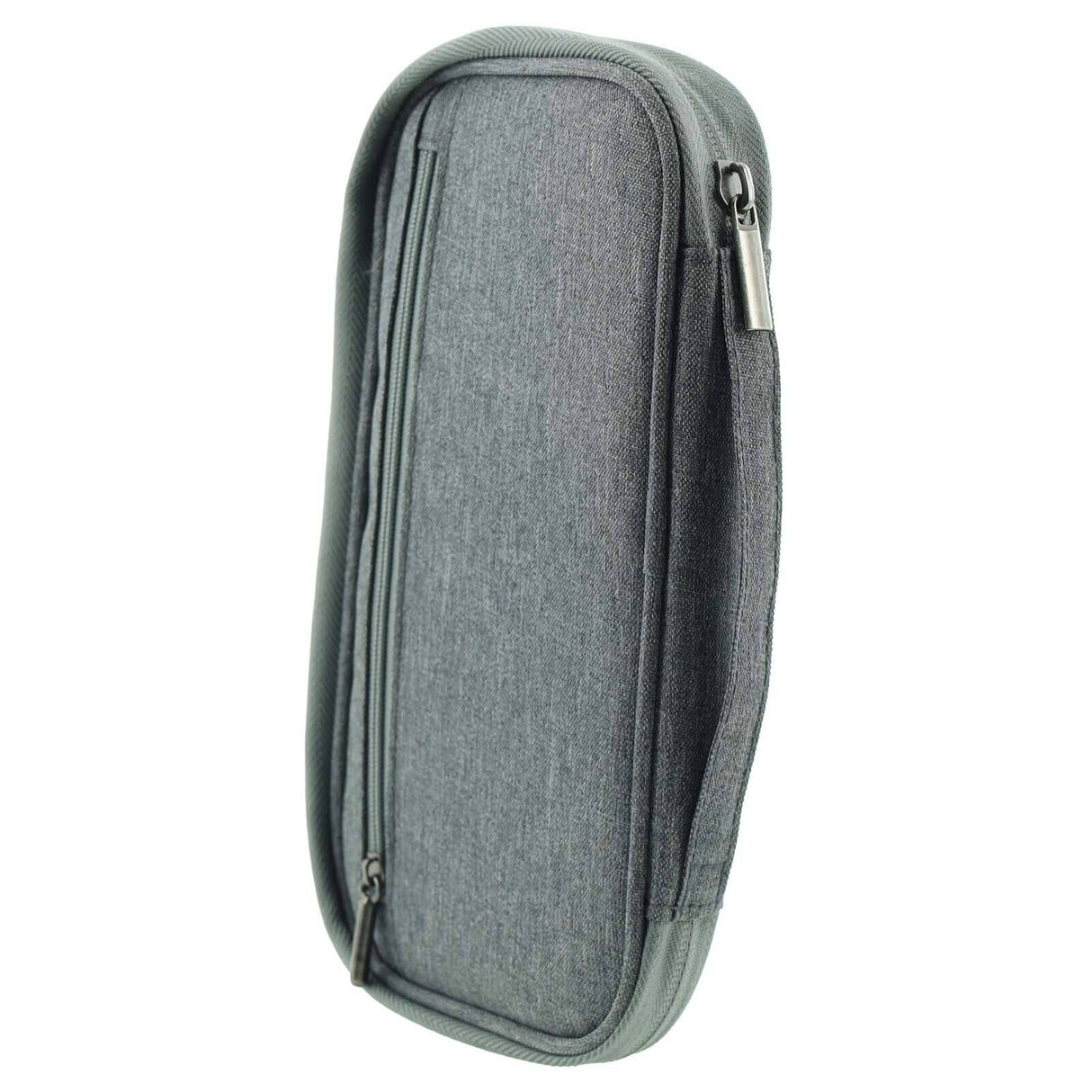 Milleni RFID Blocking Passport Holder Travel Case Cover Wallet in Grey