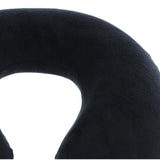 Milleni Memory Foam Comfort Ergonomic Air Travel Neck Pillow Neck Support Flight - Black