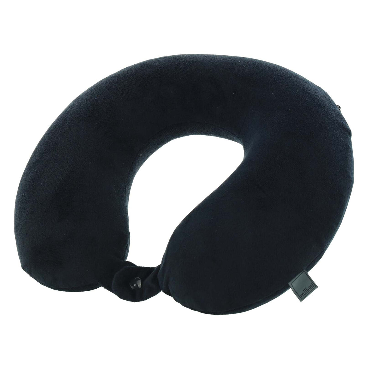 Milleni Memory Foam Comfort Ergonomic Air Travel Neck Pillow Neck Support Flight - Black