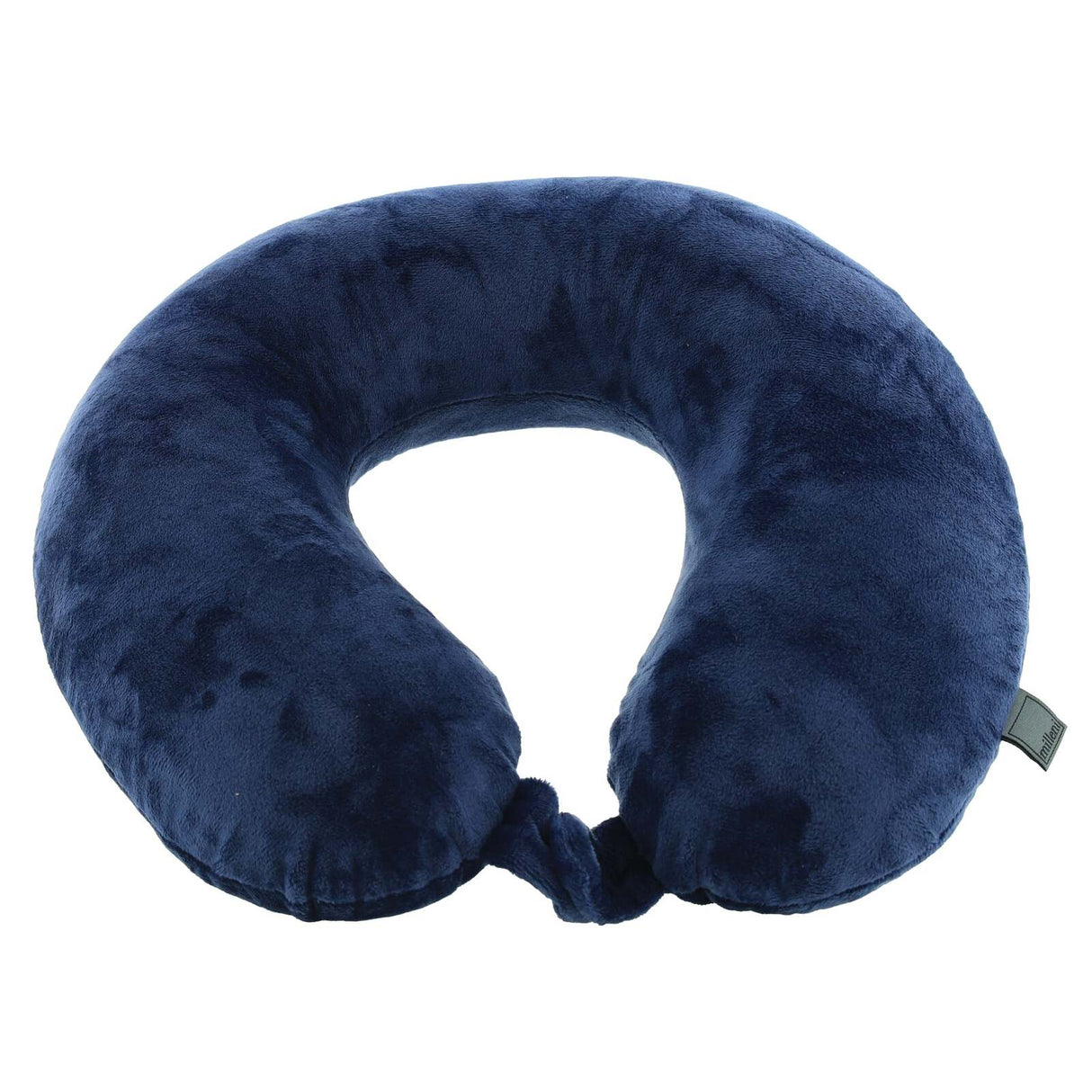 Milleni Memory Foam Comfort Ergonomic Air Travel Neck Pillow Neck Support Flight - Blue