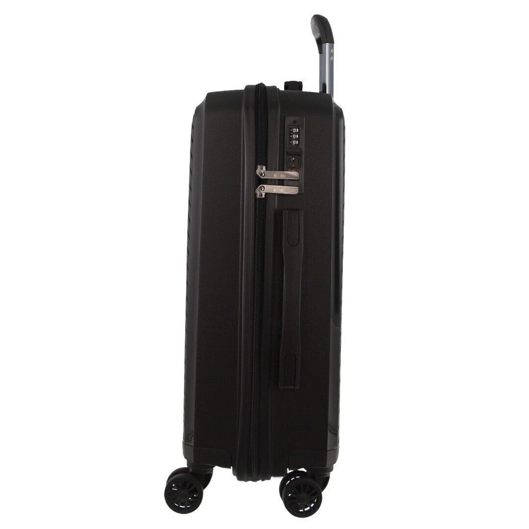 Monaco Cabin Luggage Bag Travel Carry On Suitcase 54cm (39L) - Black