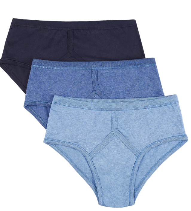 4 Pack Marks & Spencer Classic Briefs Underpants Cotton Undies - Assorted Pack