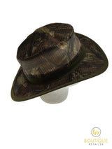 MOSSY OAK Camouflage Mens Wide Brim Mesh Hat Fedora Outback Gardening Camo