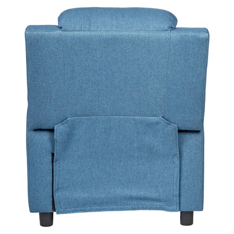 Set of 4 Erika Blue Kids Recliner Sofa Chair Blue Lounge Couch Armchair Childrens