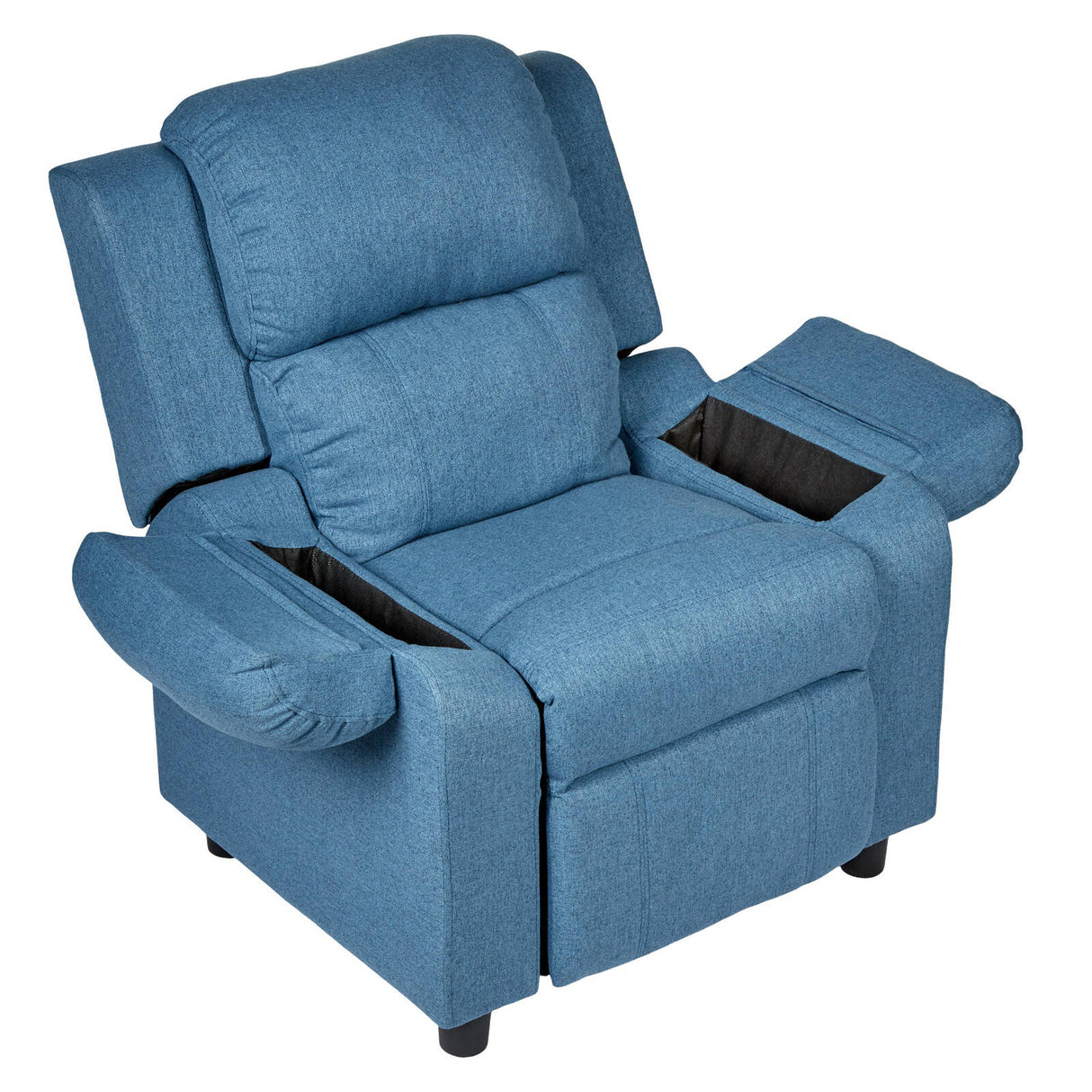 Erika Blue Kids Recliner Sofa Chair Blue Lounge Couch Armchair Childrens