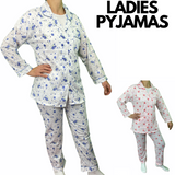 Womens PYJAMAS PJs Set Pajamas Ladies Cotton PJ Womens Long Sleeve Sleepwear