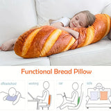 Plush Bread Pillow Funny Stuffed Bread Shaped Pillow Toy Gift 53cm/21"