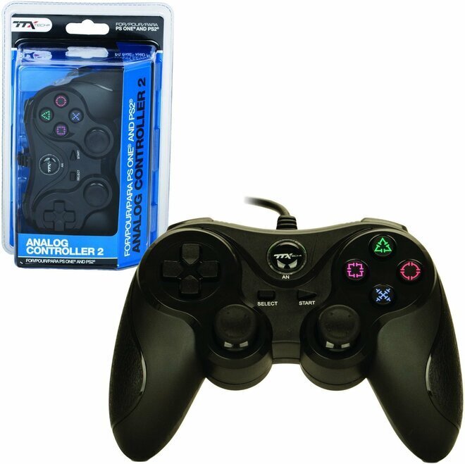 TTX PS2 Controller Wired For PS One And PS2 & PS1 Playstation Play Station