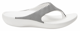 Alegria Womens Ode Flip Flop Thongs Summer Ultra-Lightweight Slip On - Stripes