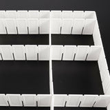 12pcs Closet Drawer Organiser Cabinet Divider Partition Clapboard DIY Storage Box