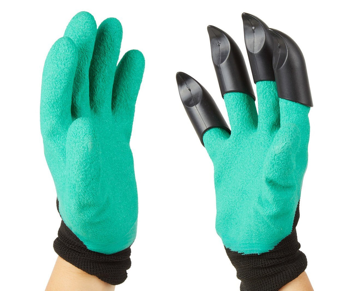 Garden Guru Waterproof and Puncture Resistant Gloves w Claws Digging