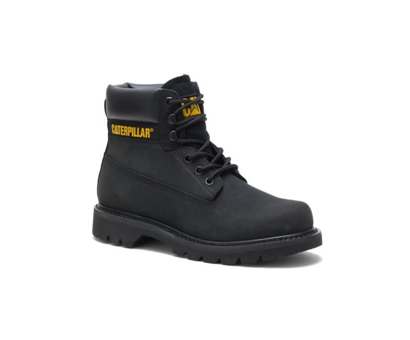 Caterpillar Womens Colorado Boots Leather Shoes - Black