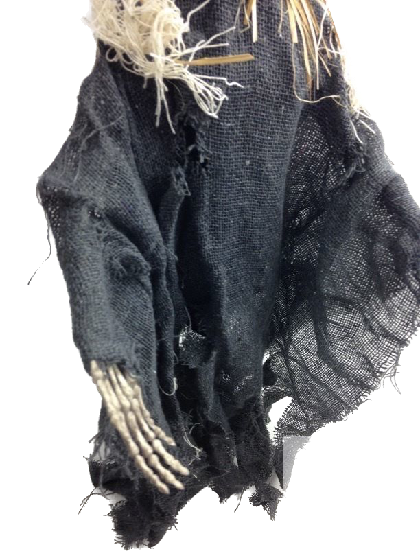 HALLOWEEN Moving Skeleton Skull Creepy Sound Activated Hanging Prop Scary Witch