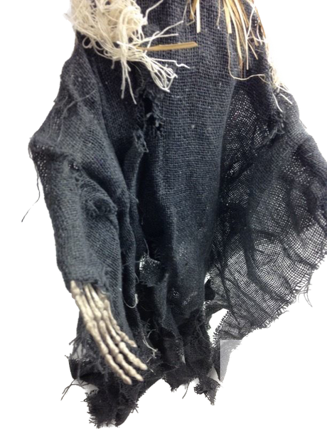 HALLOWEEN Moving Skeleton Skull Creepy Sound Activated Hanging Prop Scary Witch