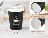 1080x Disposable Coffee Cups 8oz Extra Strong Takeaway Paper Take Away Bulk