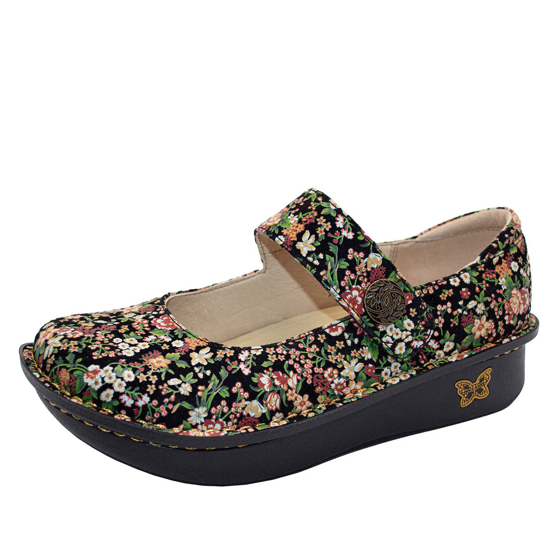 Alegria Paloma Mary Jane Work Shoe Nursing Arch Support - Earthy Bloom