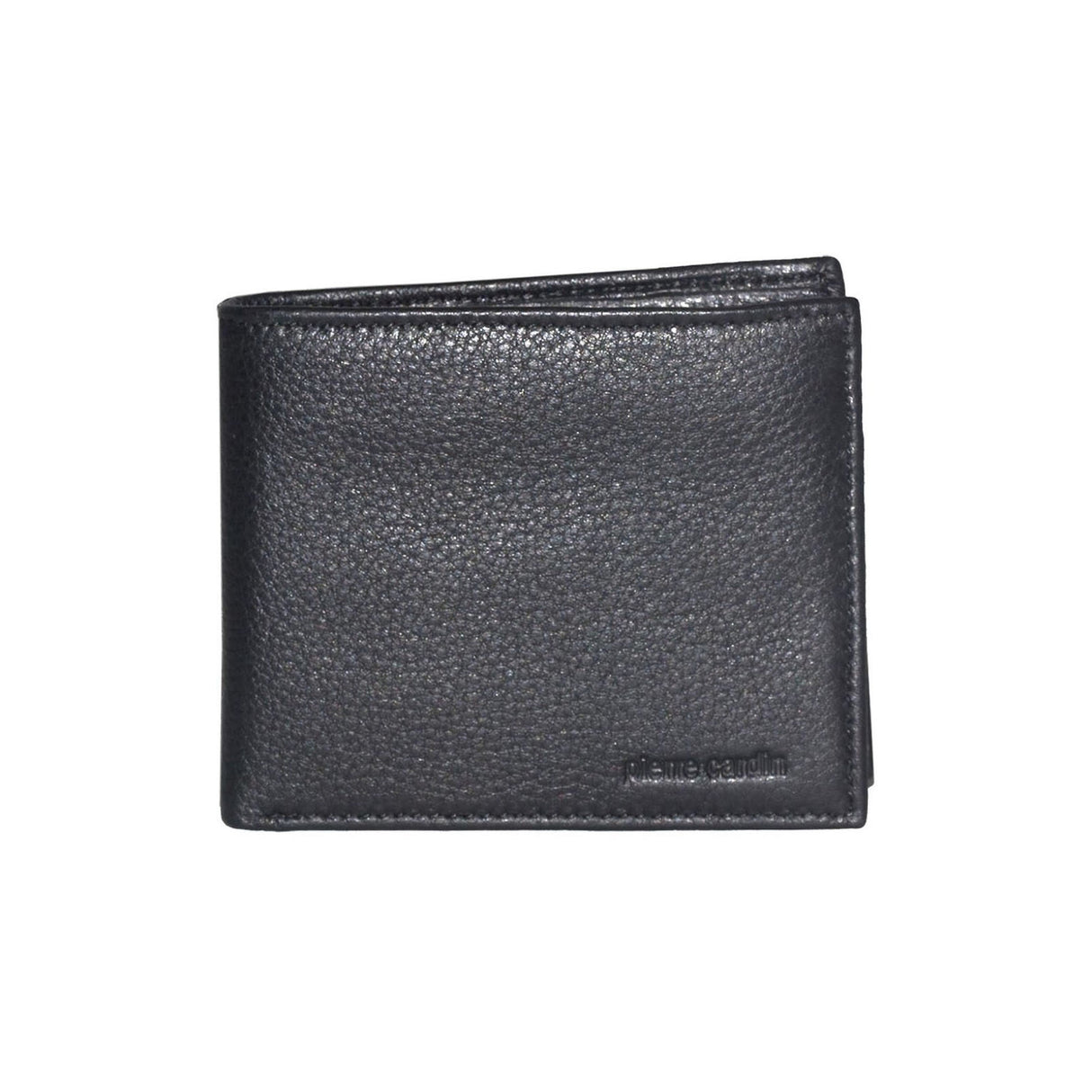 Pierre Cardin Mens Wallet RFID Blocking Genuine Italian Leather - Black