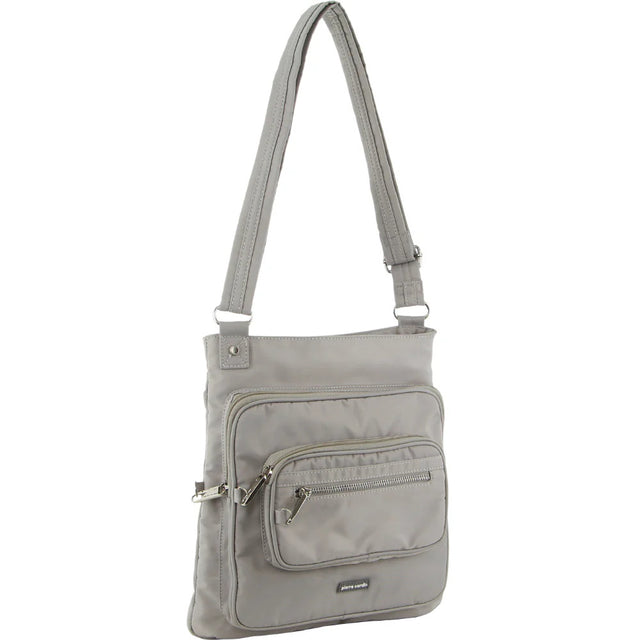 Pierre Cardin Nylon Cross Body RFID Anti-Theft Slash Proof Bag - Taupe