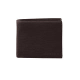 Pierre Cardin Mens Rustic Leather Bi-Fold Wallet Card Holder - Brown