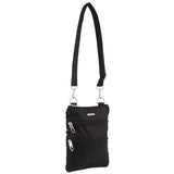 Pierre Cardin Nylon Cross Body Bag - Black