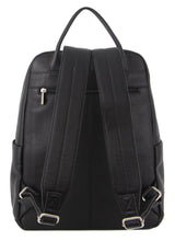 Pierre Cardin Mens Leather Business Backpack - Black