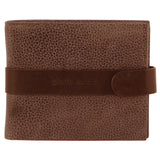 Pierre Cardin Mens RFID Leather Tab Wallet - Brown