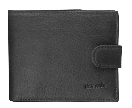 Pierre Cardin Mens Genuine Soft Italian Leather RFID Wallet - Black