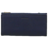 Pierre Cardin Ladies Womens Soft Italian Leather RFID Purse Wallet - Navy