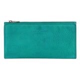 Pierre Cardin Womens Soft Italian Leather RFID Purse Wallet - Turquoise